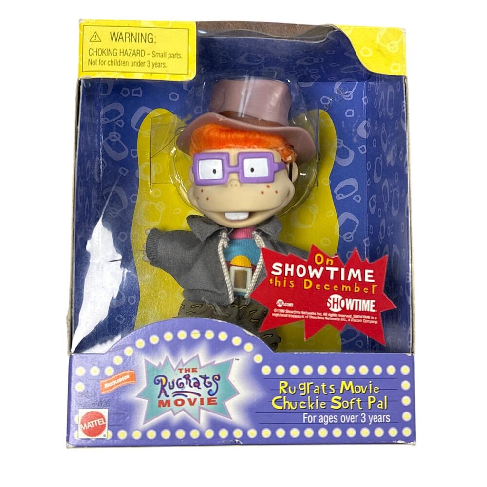 1998 RUGRATS Movie Chuckie Soft Pal Mattel Nickelodeon Brand New in Box Sealed